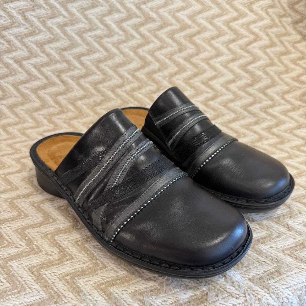 NAOT Women’s Lyric Slip On Clog Leather Shoes